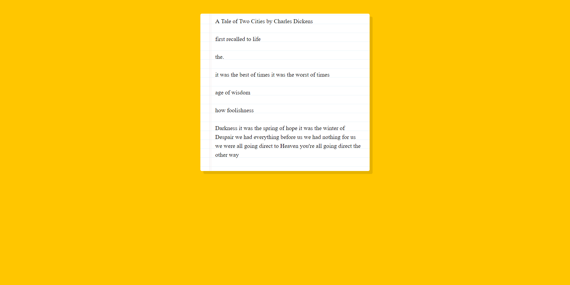Speech Recognition