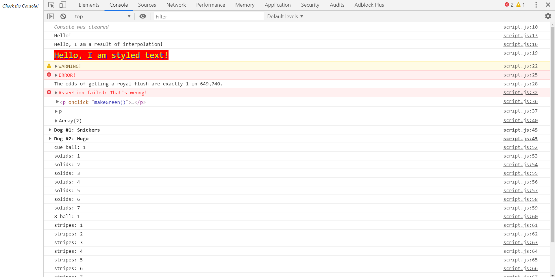 Dev Tools Tricks