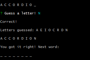 Constructor Word Guess